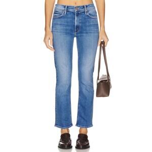 MOTHER Mid-rise Dazzler Crop jeans